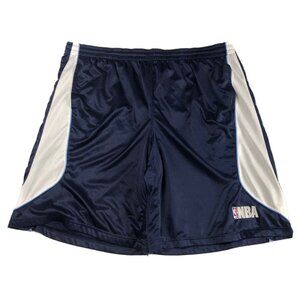 NBA Elevation Shorts Sz 3XL Navy Blue Pockets Logo Basketball Gym Sports